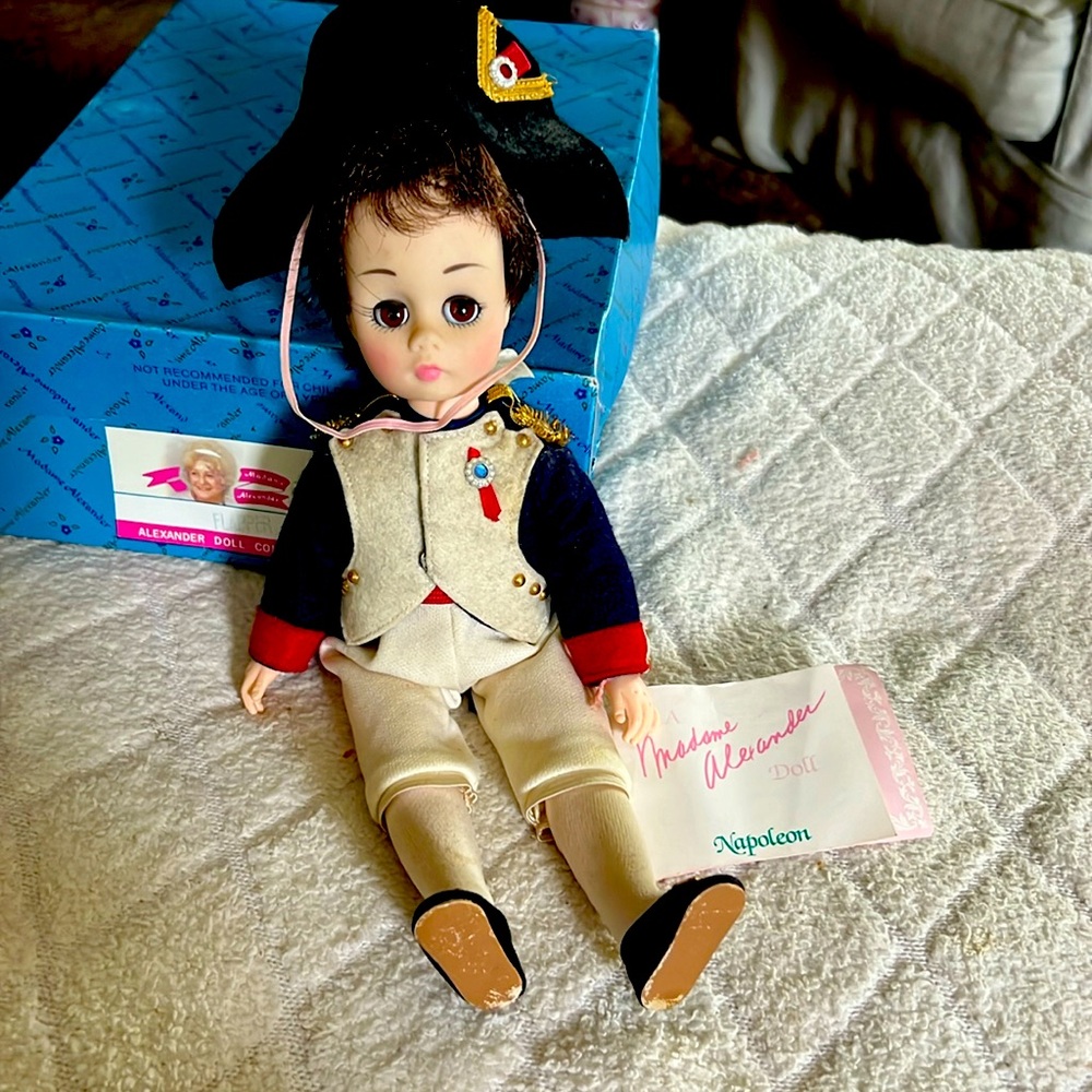 Madame Alexander Napoleon Doll been stored head is a bit loose